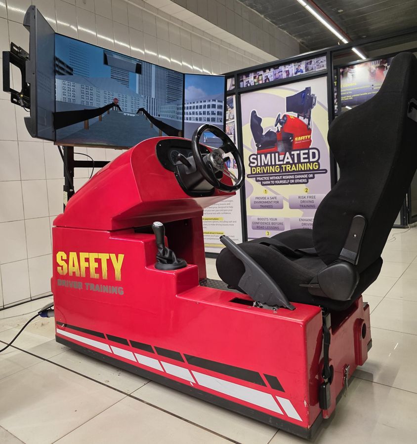The Safety Driver Training driving simulator
